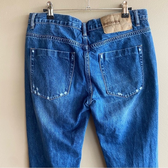ONE TEASPOON Ciao Blue Awesome Baggies Straight Leg Jeans Size 27 - Picture 9 of 16